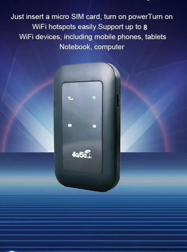Portable 4G/5G Wireless Mobile Wifi 150Mbps Network Router