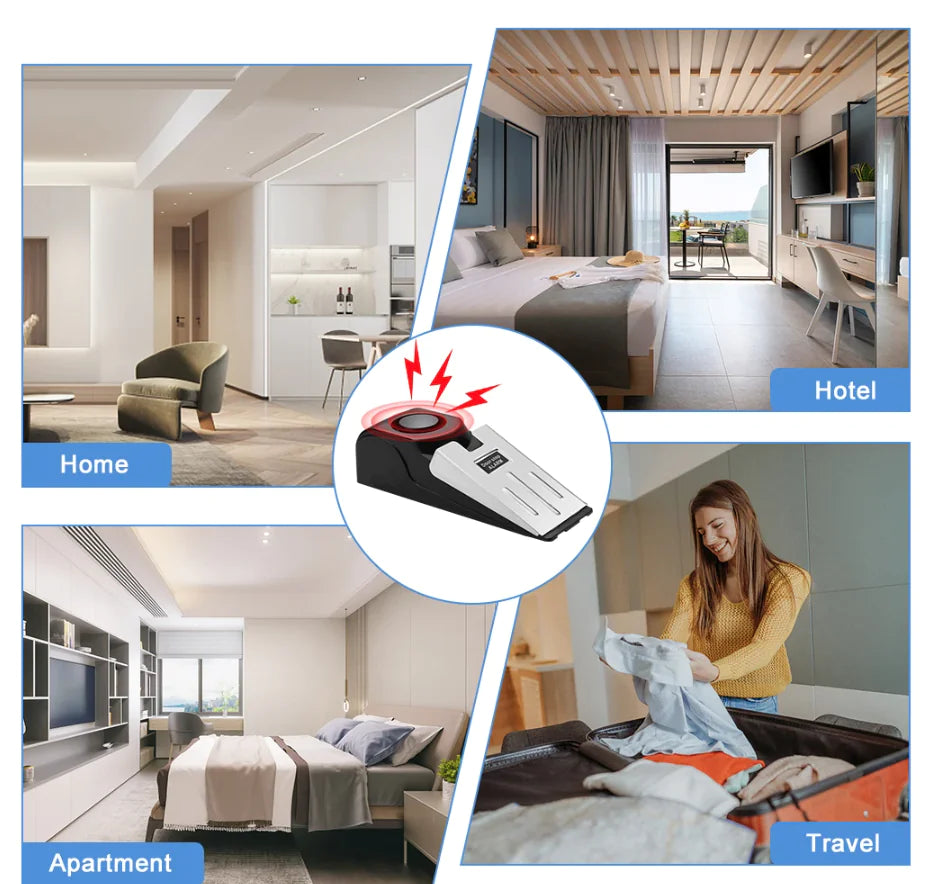 Portable Doorstop Alarm for Added Security