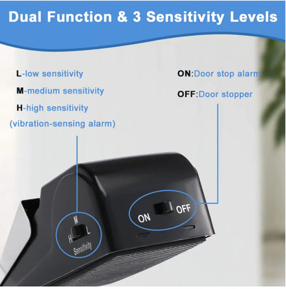 Portable Doorstop Alarm for Added Security