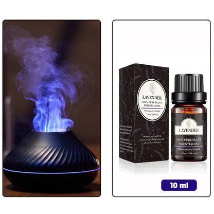 Volcanic Flame Aroma Diffuser Essential Oil Lamp