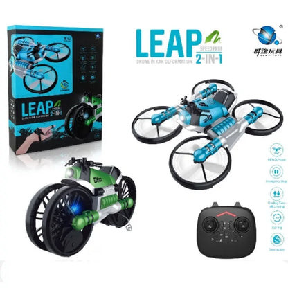 Two-In-One RC Drone and Motorcycle