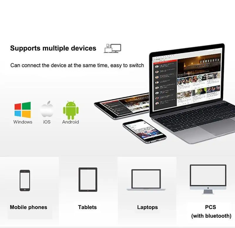 Flexible Folding Bluetooth Portable Pocket Keyboard