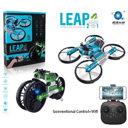 Two-In-One RC Drone and Motorcycle