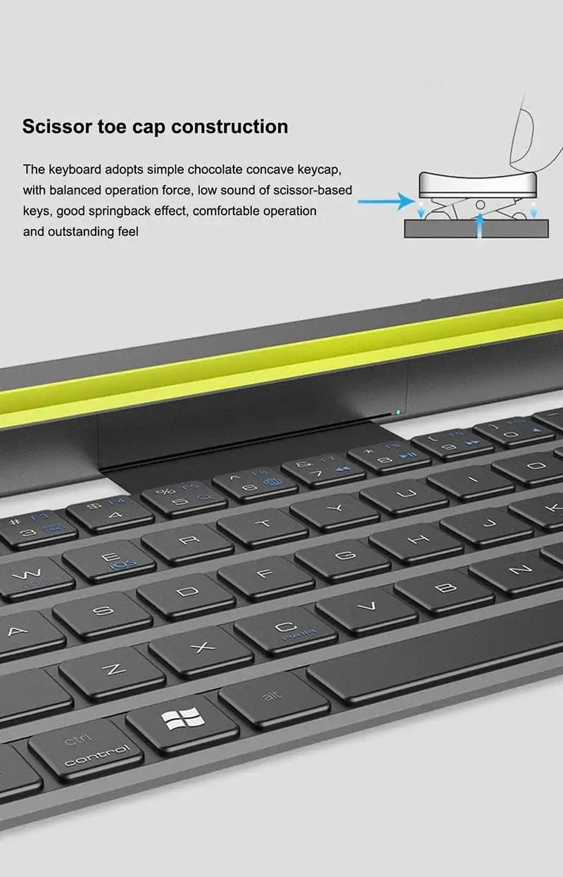 Flexible Folding Bluetooth Portable Pocket Keyboard