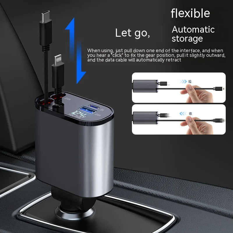 MultiPort Fast Phone Charger for Car