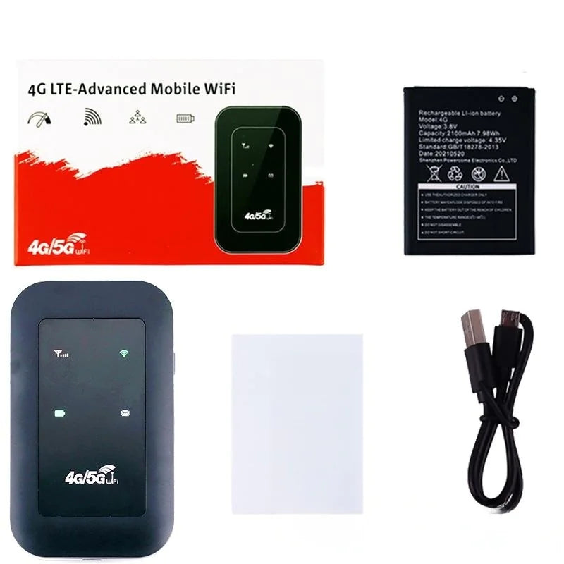 Portable 4G/5G Wireless Mobile Wifi 150Mbps Network Router