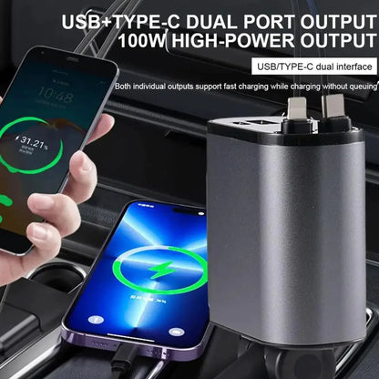 MultiPort Fast Phone Charger for Car