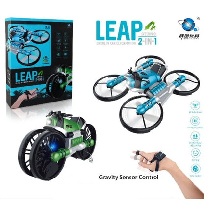 Two-In-One RC Drone and Motorcycle